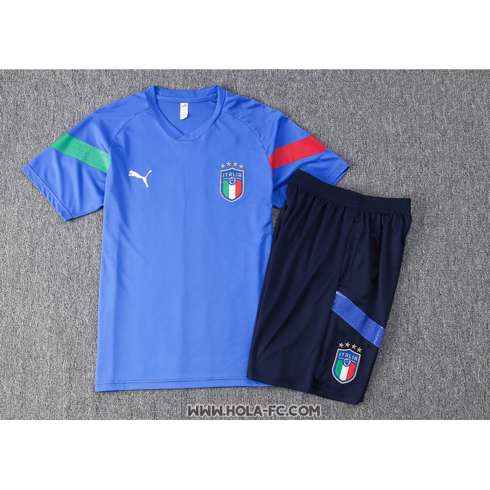 Chandal del Italia 2022-2023 Manga Corta Azul - Pantalon Corto